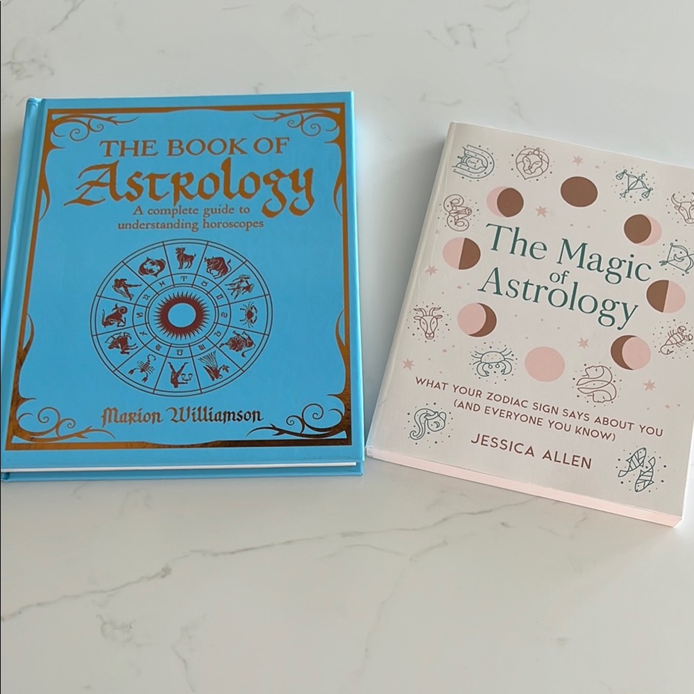Astrology Book Set - Blue and Pink